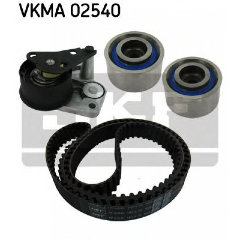 VKMA 02540 SKF Комплект (ремінь+ролики)